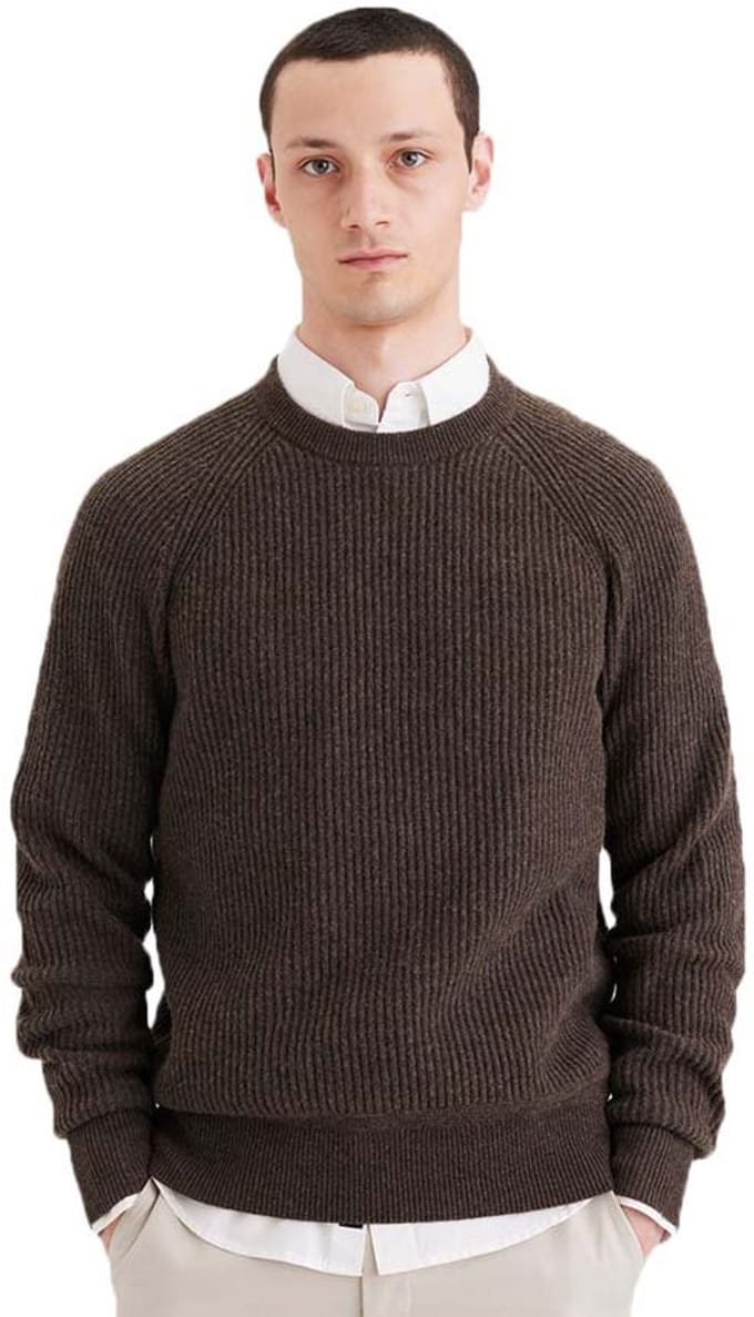 Dockers Crewneck Trui Bruin L Man