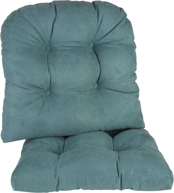 Overvuld stoelkussen met antislip 43,2 x 43,2 cm - marineblauw, 2 stuks