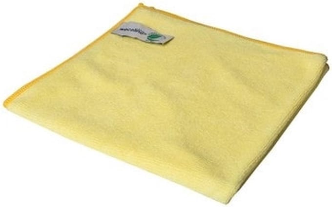 Wecoline Microvezeldoek - Gebreid - 40x40 - 10 stuks - Geel