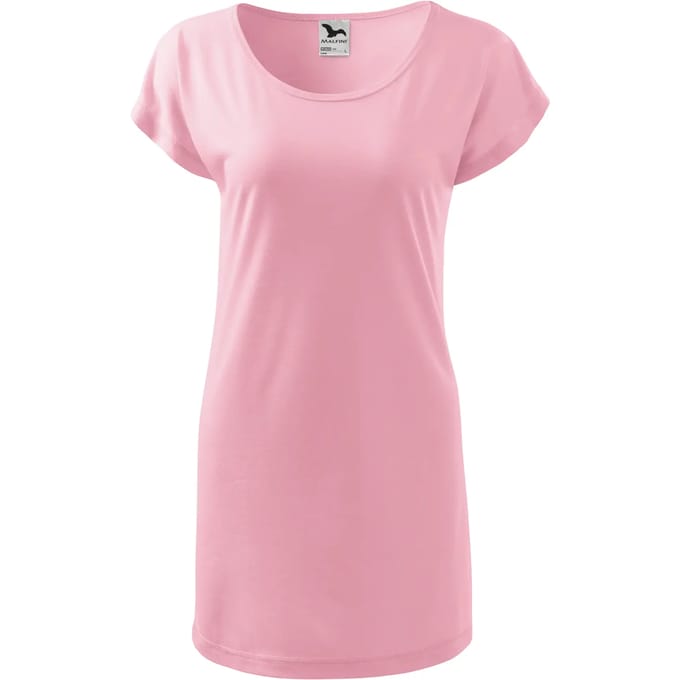 Dames t-shirt jurk Malfini Love 123