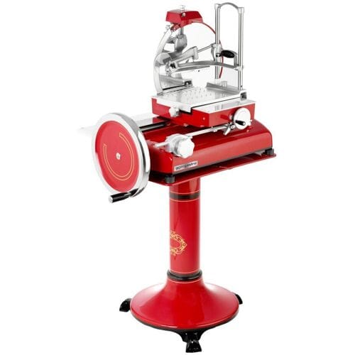 GGM Gastro Schwungradmaschine Rustikal - Messer: Ø 350mm - Rot - inkl. Untergestell