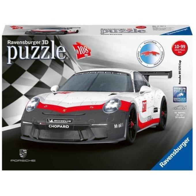 Ravensburger 3D-puzzel auto (Porsche 911 GT3 Cup)