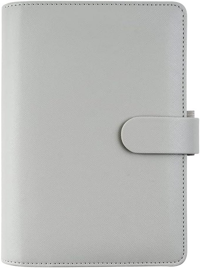 Persoonlijke Organizer A6 - Luxe Saffiano Look Agenda & Weekplanner - Graniet Grijs