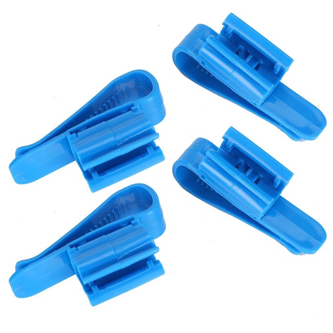 4 stuks Waterpijp Vaste Klem Multifunctionele Plastic Vis Tank Aquarium Slanghouder blue