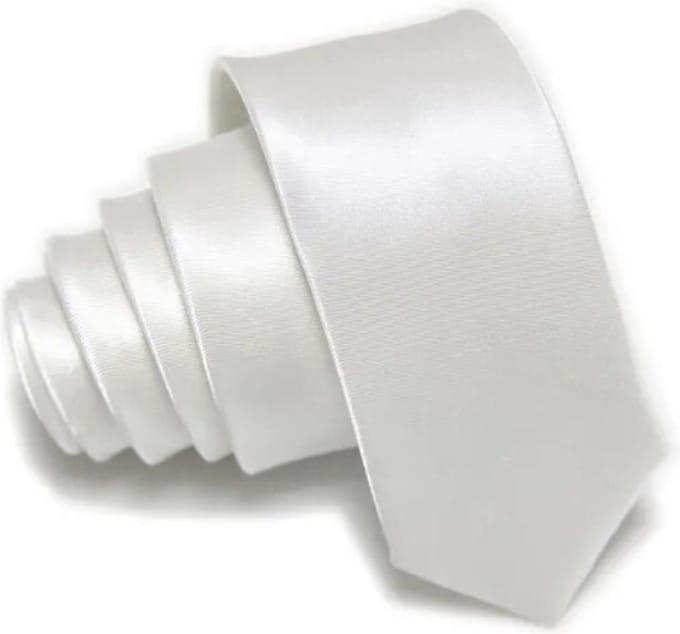 New Age Devi - Luxe Stropdas | Tie | Witte Luxe Stropdas | Tie | Wit