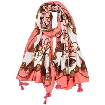 Sjaal Alberto Cabale Katoenen Stola Light Pink Athéna