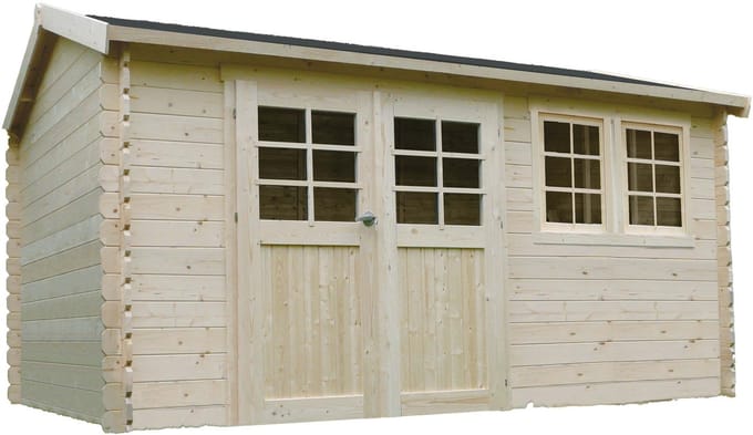 Solid Tuinhuis Superia Lunel - Onbehandeld - 400x281cm