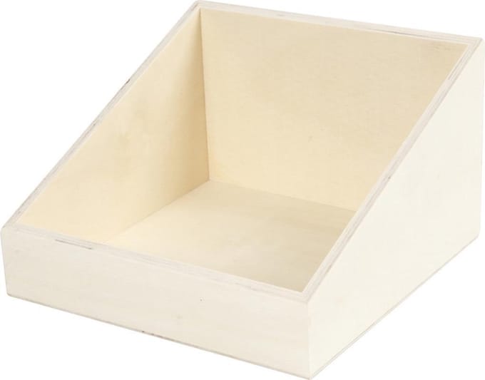 Display doos, b: 19,5 cm, h: 12 (4) cm, triplex, 1stuk, diepte 19,5 cm