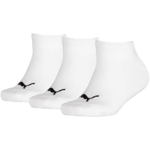 Puma - Kids 3-Pack Sneaker Sokken Invisible Wit - 23-26