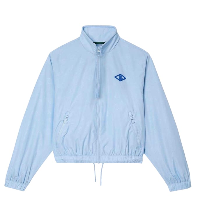 Lacoste Dames/Dames Monogram Track Jas (Blauw)