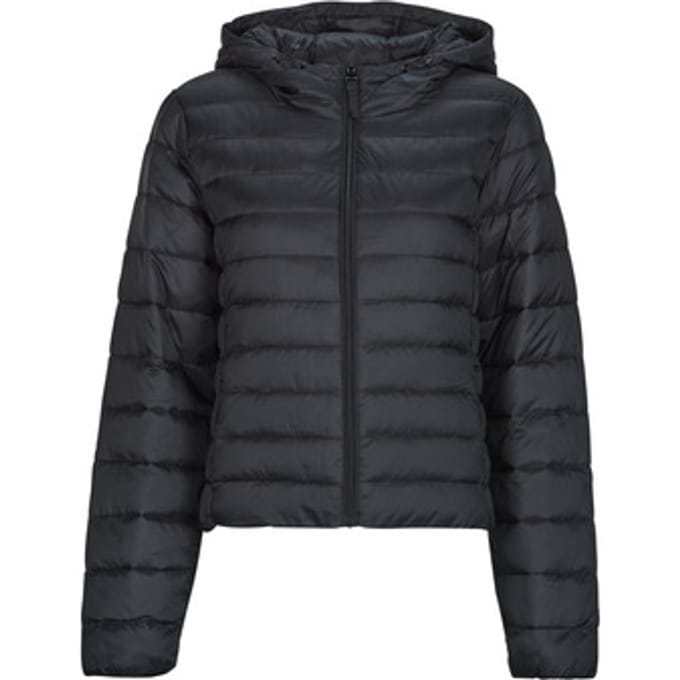 Regular fit gewatteerd jack met capuchonkraag model 'TAHIA'