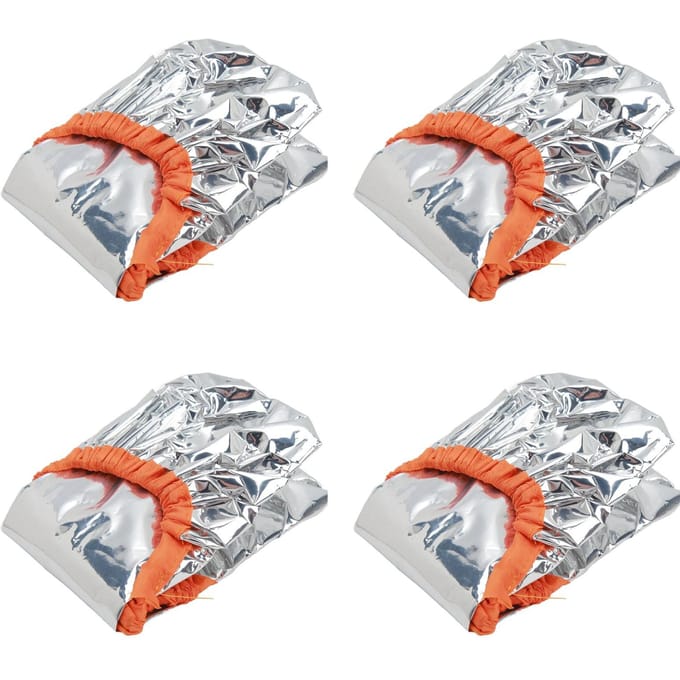 10 pcs Chapeau de traitement pour coloration capillaire Température constante Papier d'aluminium Bonnets de soin profond Argent white