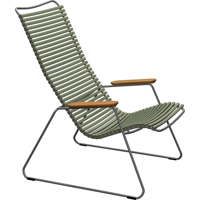 HOUE - Click Loungestoel - olijfgroen