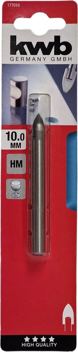 KWB glasboor Ø 10 mm - Hardmetaal