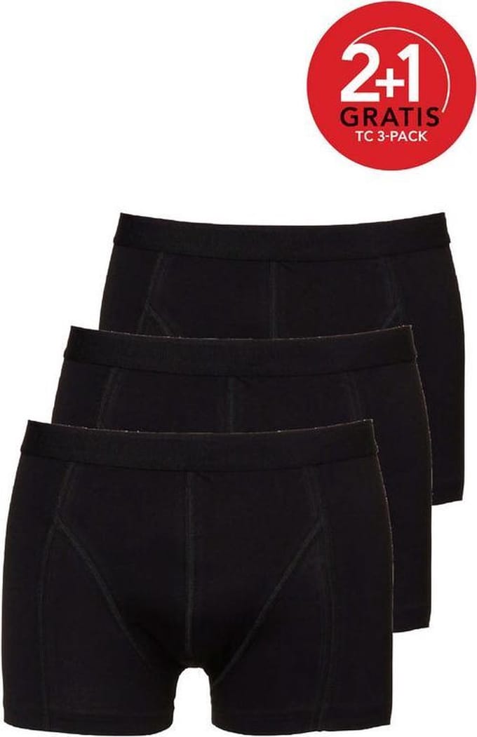Ten Cate Basic Lange short - 3 Pack Noir - 3401 zwart - XL