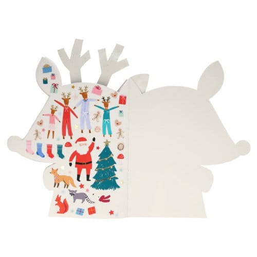 Meri meri kerst - stickerboek rendier