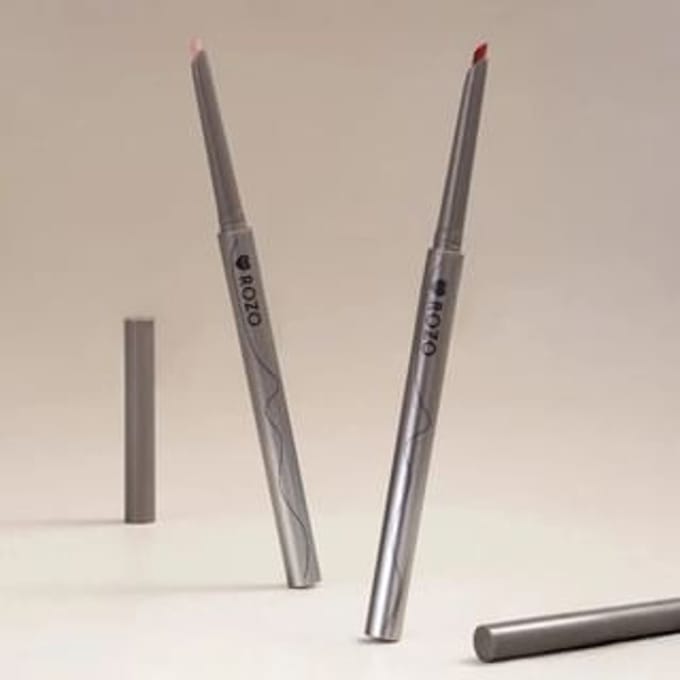 ROZO - Dual-Ended Fine Gel Color Eyeliner - 6 Colors E312# Flawless Raw - Deep Brown - 0.13g