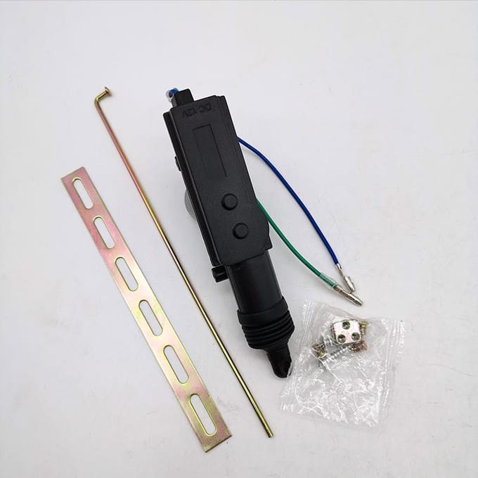 Heavy Duty Power Deurvergrendeling Actuator Motor 2 Draads 12V Auto Vrachtwagen Alarm Universeel