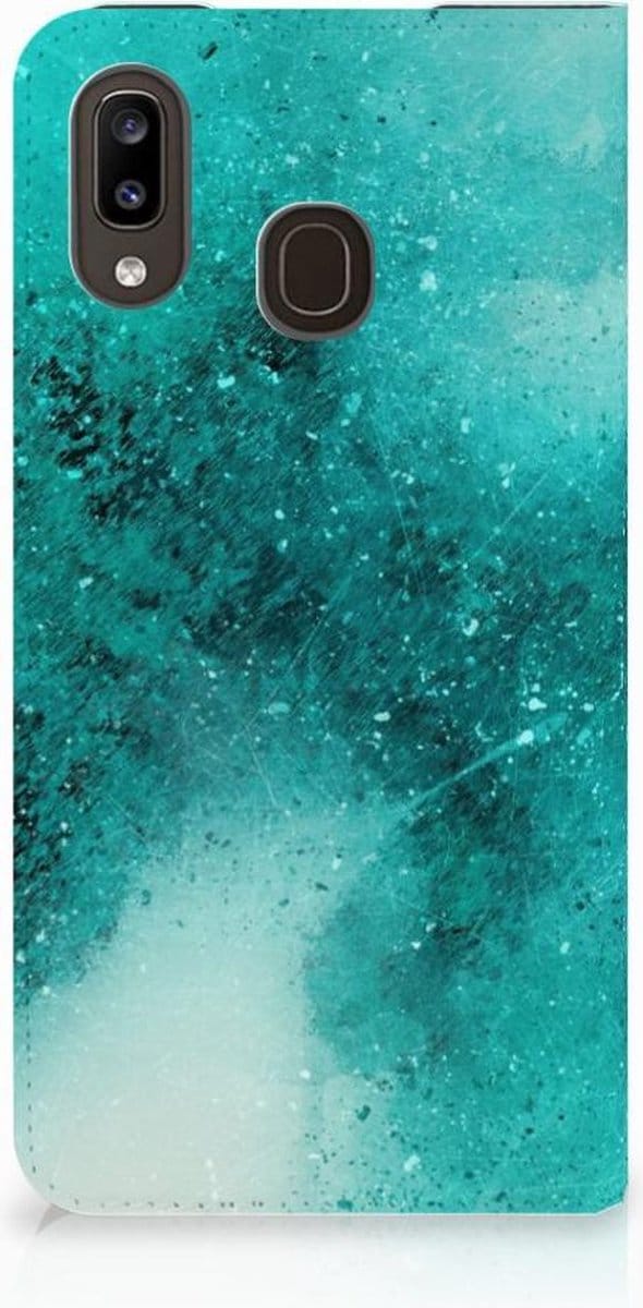 Bookcase Samsung Galaxy A30 Painting Blue