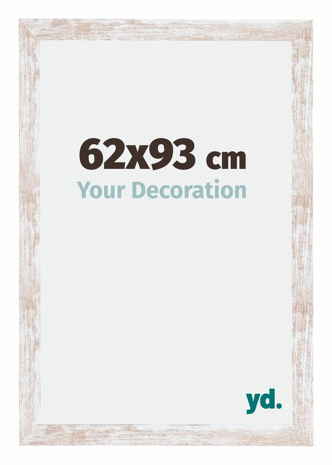 Your Decoration - Fotolijst 62x93 cm - MDF - White Wash - Catania