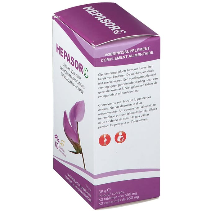 Soria Soriphar Hepasor Tabletten (60 tabletten)