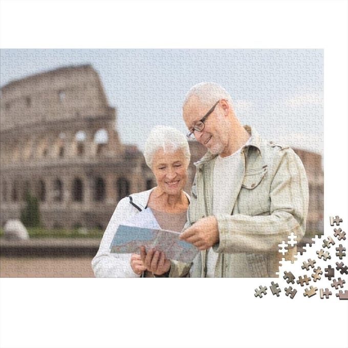 Fotopuzzel 1000 Stukjes - Gepersonaliseerde Puzzel - Ontspannend Tijdverdrijf - Premium Kwaliteit Karton - 75 x 50 cm