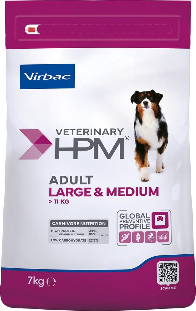 Virbac HPM - Adult Dog Large & Medium 7 kg
