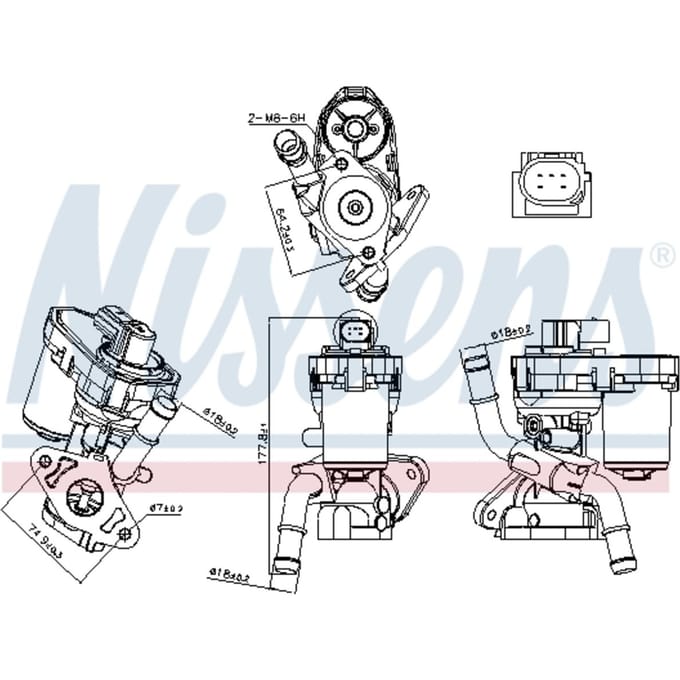EGR-klep NISSENS 98165