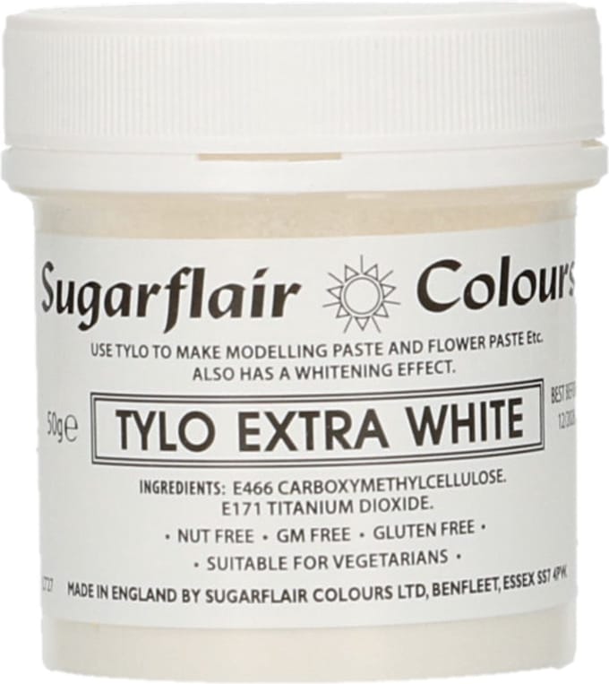 Sugarflair Tylo Poeder Extra Wit 50g