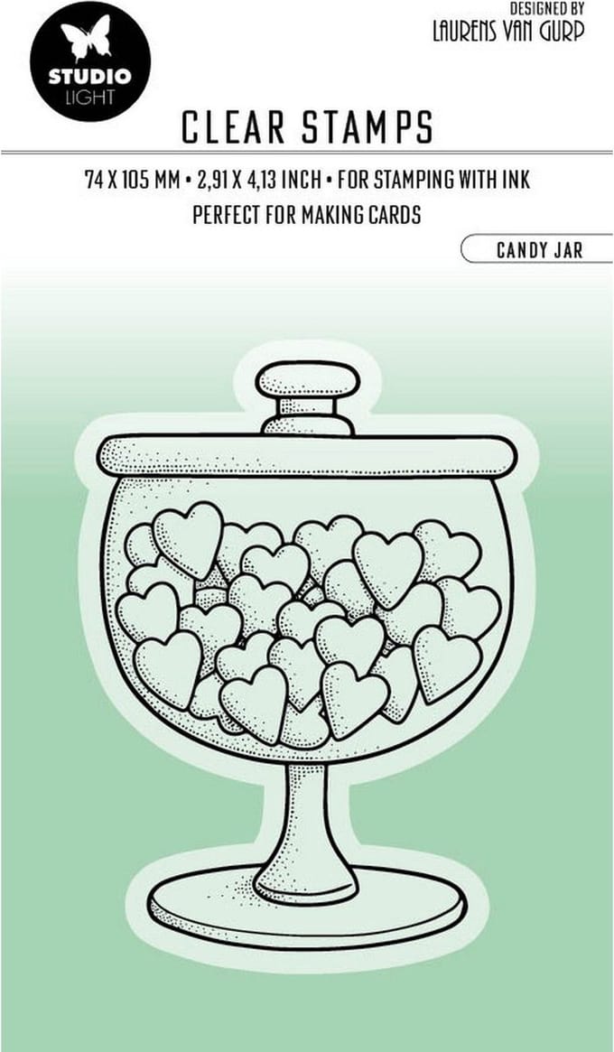 Studio Light Clear Stamp By Laurens Candy Jar