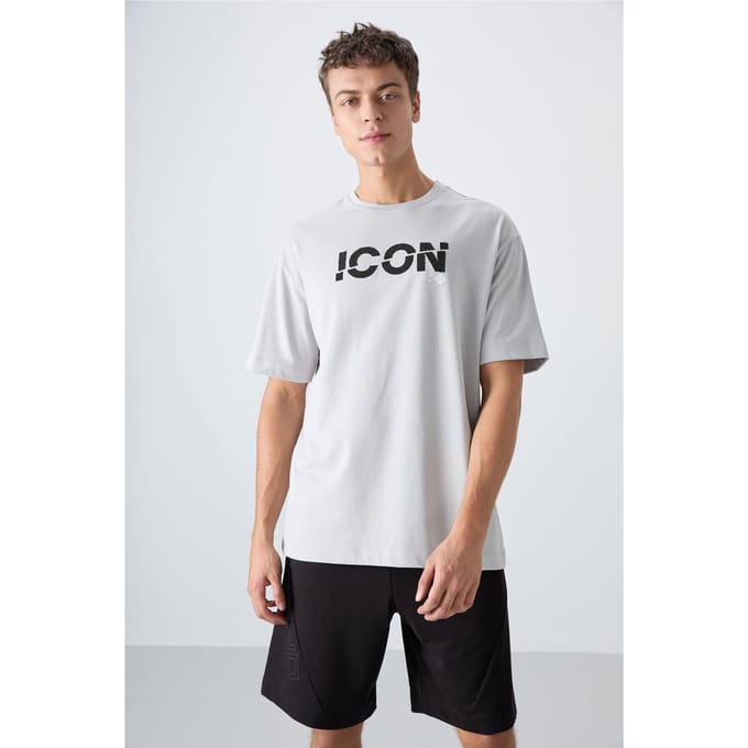 Overgrote Logo Print Crew Neck T-Shirt