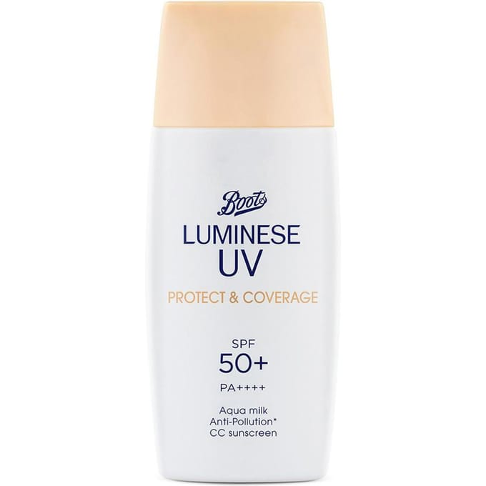 BOOTS LUMINESE UV PROTECT & COVERAGE SPF50+ PA++++ 40 ml. 40 ml. beige
