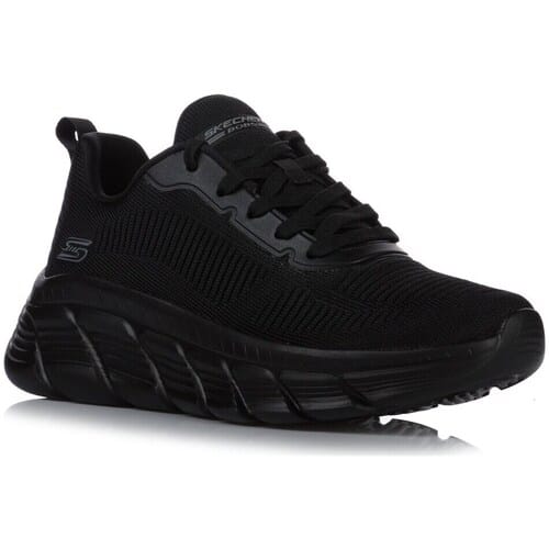 SKECHERS BOBS B FLEX HI - FLYING HI Sneakers Platform Dames Zwart 117385 BBK