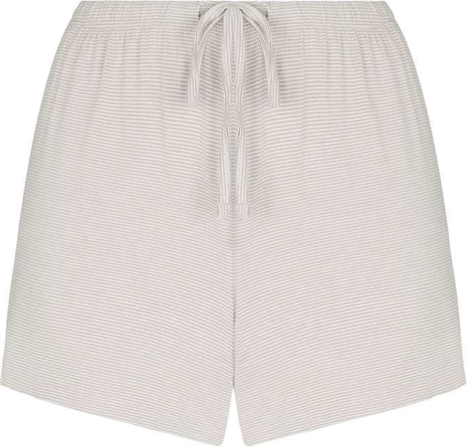 Hunkemöller Pyjama Short Striped Jersey Grijs