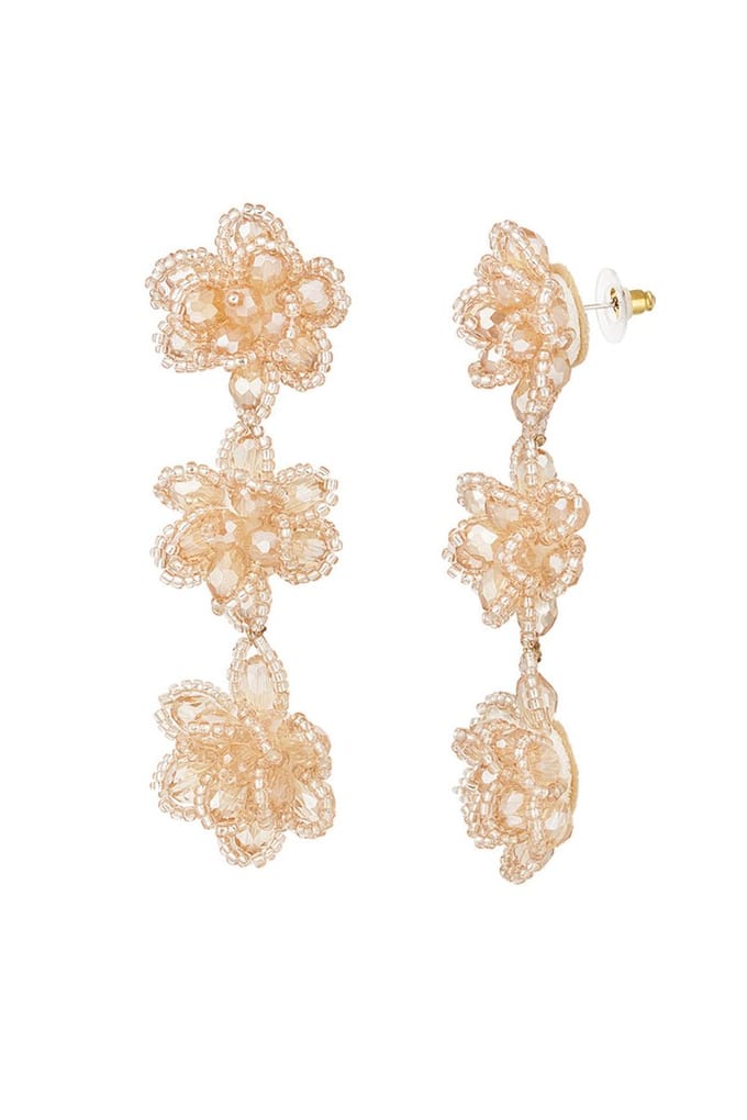 Bijoutheek Oorknoppen Blossom Spring Beige