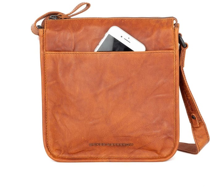 Leren Crossbodytas - Margo - Brandy