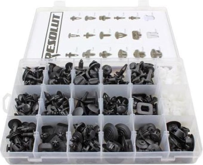 Assortiment bekleding clips voor Nissan 408-delig