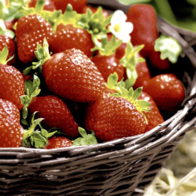 P+D Lunch servetten - Strawberries