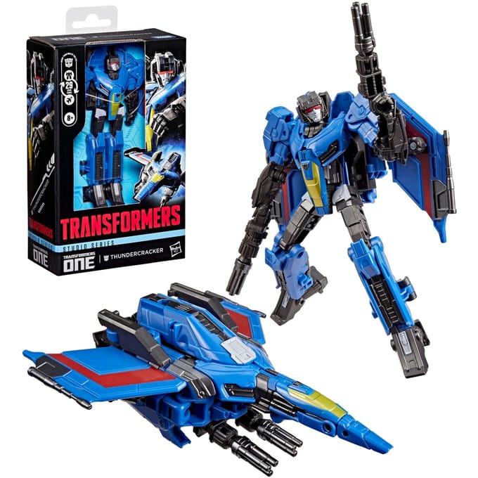 Transformers-speelgoed Studio Series Thundercracker uit The Transformers: ONE, actiefiguur van 13 cm, 8+