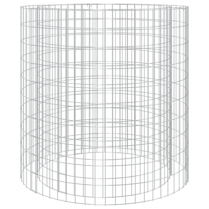 vidaXL - Schanskorf - vuurplaats - Ø - 100 - cm - gegalvaniseerd - ijzer