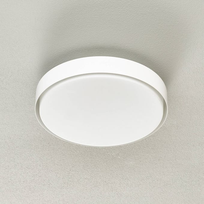 Bega 34278 LED plafondlamp, wit, Ø 36 cm, DALI