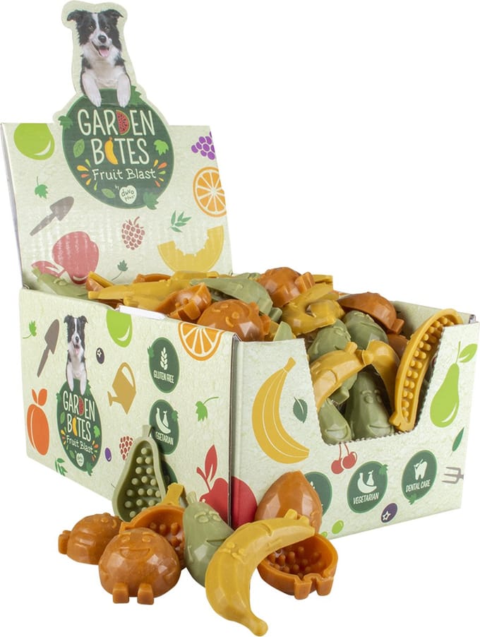 Duvoplus – Hond – Garden Bites Fruity friends S – 7cm – 15g – 1st
