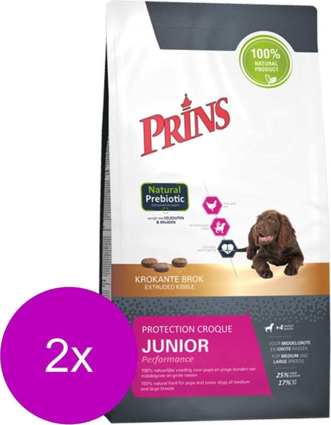 Prins Protection Croque Junior Performance - Hondenvoer - 2 x 10 kg