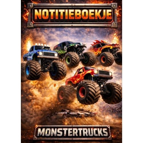 Notitieboekje, Monstertrucks - H. Mourits