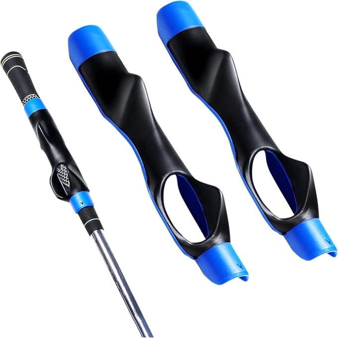 Golf Grip Trainer - Handhouding Trainer - Golf Swing Verbeteren - Gestructureerd Antislip Materiaal - 155 cm Lengte - Blauw