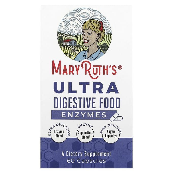 MaryRuth's, Ultra Spijsverteringsenzymen, 60 Capsules