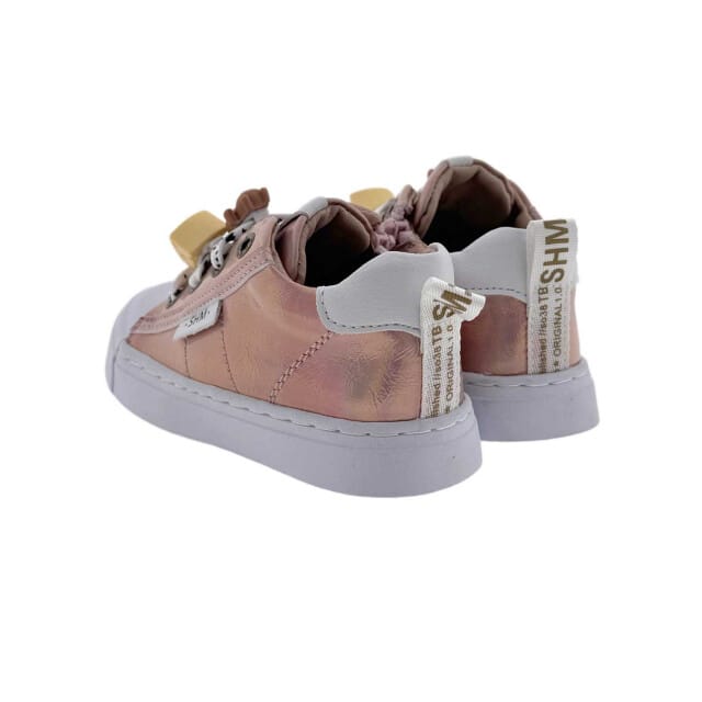 Shoesme metallic roze sneaker