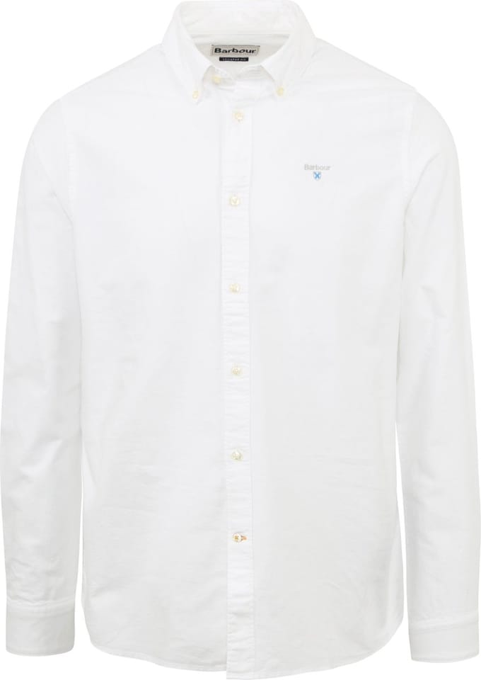 Barbour Oxtown Overhemd Wit - Maat M - Heren - Overhemden Casual