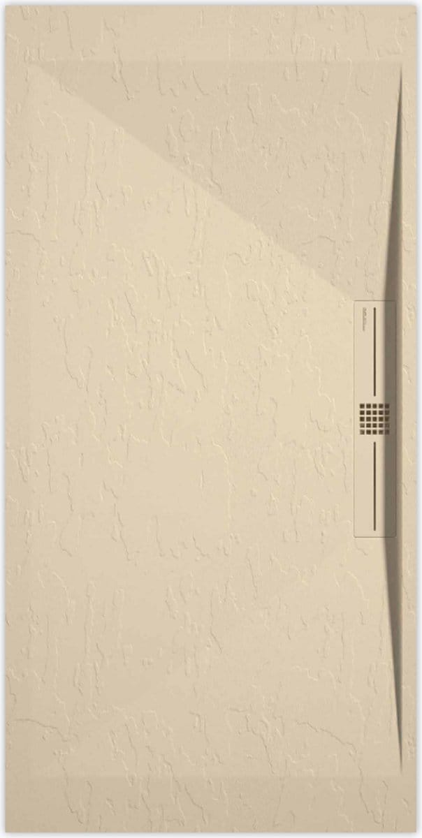 Sanifun douchebak Stone Side Cream Slate 1400 x 800 P