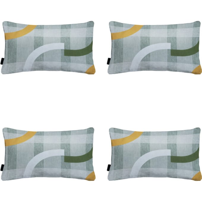 Madison - Sierkussen Tess orange - Ca. 30x50 cm - Set van 4